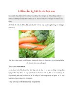 6 điều cấm kỵ khi ăn các loại rau ppt