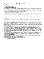 Soạn Bài toán dân số của Thái An