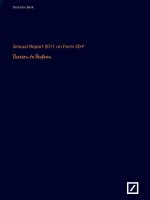 ANNUAL REPORT 2011 ON FORM 20-F PASSION TO PERFORM pptx