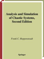 analysis and simulation of chaotic systems 2nd ed. - f. hoppensteadt