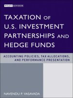 Taxation of U.S. Investment Partnerships and Hedge Funds ppt