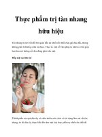Thực phẩm trị tàn nhang hữu hiệu doc