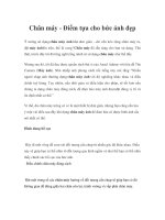 Chân máy - Điểm tựa cho bức ảnh đẹp docx