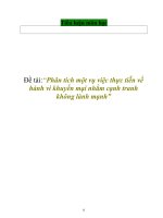 Tiểu luận môn học: 