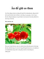 Ăn để giữ eo thon docx