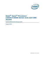 Intel ® Xeon® Processor C5500/C3500 Series and LGA1366 Socket Thermal/Mechanical Design Guide potx