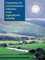 Prevention of Environmental Pollution From Agricultural Activity: A CODE OF GOOD PRACTICE pot
