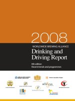 2008 Drinking and Driving Report WORLDWIDE BREWING ALLIANCE pdf
