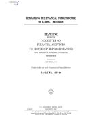 DISMANTLING THE FINANCIAL INFRASTRUCTURE OF GLOBAL TERRORISM pot