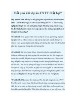 Đối phó khi dự án CNTT thất bại? docx