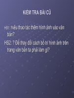 Trình bày cô đọng bằng bảng 1