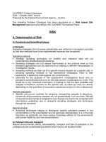 Determination of risk