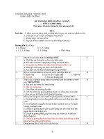 ÐỀ THI MÔN ÐIỀU DƯỠNG CƠ BẢN LỚP Y 2 ÐỀ A doc