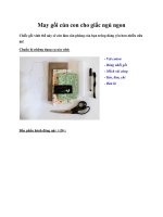 May gối cún con cho giấc ngủ ngon pptx