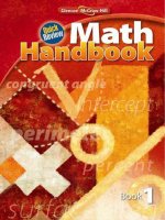 quick review math handbook, book 1