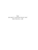 THE ANCIENT CONSTITUTION AND THE FEUDAL LAW docx