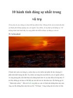 10 hành tinh đáng sợ nhất trong vũ trụ doc