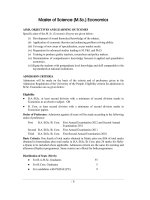 Master of Science (M.Sc.) Economics pot