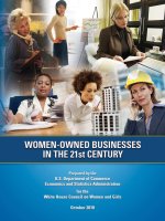 WOMEN-OWNED BUSINESSES IN THE 21ST CENTURY doc