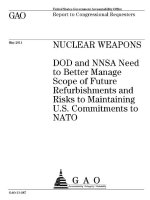 nuclear weapons dod and nnsa need to better manage scope of future pptx