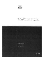 The Effects Of Third-party, Bad Faith Doctrine On Automobile Insurance Costs And Compensation doc