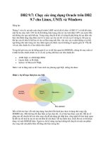 DB2 9.7: Chạy các ứng dụng Oracle trên DB2 9.7 cho Linux, UNIX và Windows ppt