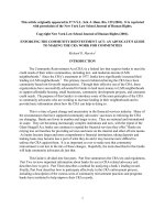 ENFORCING THE COMMUNITY REINVESTMENT ACT: AN ADVOCATEíS GUIDE TO MAKING THE CRA WORK FOR COMMUNITIES pdf