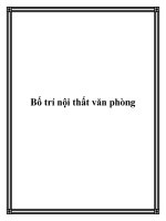 Bố trí nội thất văn phòng doc