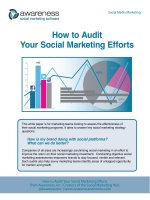How to Audit Your Social Marketing Efforts potx