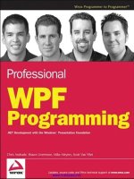 WPF Programming: .NET Development with the Windows® Presentation Foundation pot