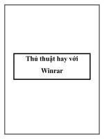 Thủ thuật hay với Winrar docx