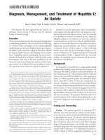Diagnosis, Management, and Treatment of Hepatitis C: An Update docx