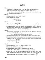 Tuyển Tập 45 Đề Ôn Thi Đại Học Toán 2013 - Đề 27 doc