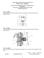 đề thi lý thuyết khóa 2 - công nghệ ôtô - mã đề thi oto - lt (18)