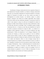 TLa notation des entreprises dans l’activité de crédit à la Banque commerciale