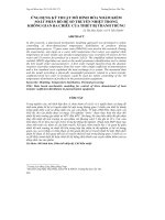 ỨNG DỤNG KỸ THUẬT MÔ HÌNH HÓA NHẰM KIỂM SOÁT PHÂN BỐ HỆ SỐ TRUYỀN NHIỆT TRONG KHÔNG GIAN BA CHIỀU CỦA THIẾT BỊ THANH TRÙNG pdf