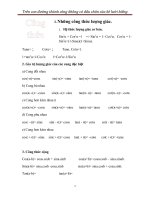 Hệ thức lượng giác cơ bản doc