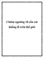 Chiêm ngưỡng 10 cồn cát khổng lồ trên thế giới pptx