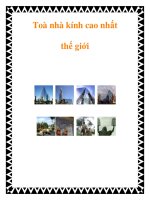 Toà nhà kính cao nhất thế giới pot