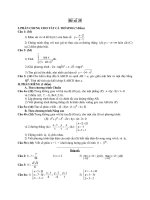 Đề ôn thi tốt nghiệp trung học phổ thông môn toán - Đề 35 doc