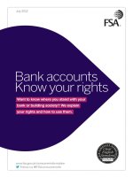 Bank accounts Know your rights docx