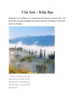 Côn Sơn – Kiếp Bạc pot