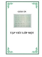 GIÁO ÁN TẬP VIẾT LỚP MỘT pot