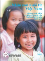 Nhận con nuôi từ Việt Nam Những phát hiện và khuyến nghị của Nhóm chuyên gia đánh giá doc