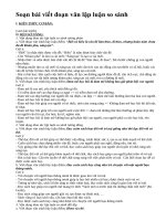 Soạn bài viết đoạn văn lập luận so sánh