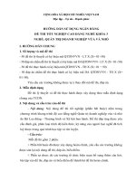 hướng dẫn sử dụng ngân hàng đề thi quản trị doanh nghiêp vừa và nhỏ