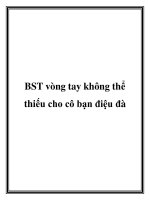 BST vòng tay không thể thiếu cho cô bạn điệu đà pdf