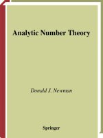 analytic number theory - newman d.j.