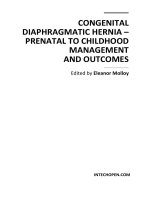 Congenital Diaphragmatic Hernia – Prenatal to Childhood Management and Outcomes Edited by Eleanor Molloy Edited by Eleanor Molloy pdf