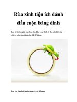 Rùa xinh tiện ích đánh dấu cuộn băng dính doc